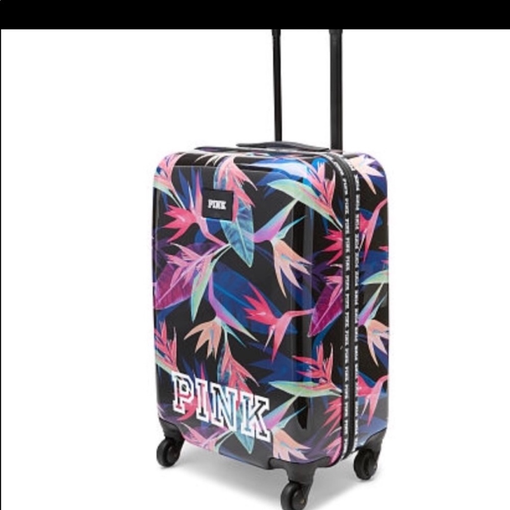PINK Victoria’s Secret hard case suitcase